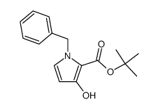 tert-butyl 1-benzyl-3-hydroxypyrrole-2-carboxylate Structure