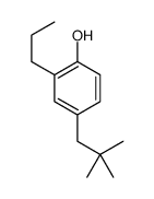 4-(2,2-dimethylpropyl)-2-propylphenol结构式