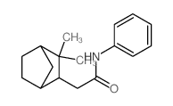 3-Camphenilanacetanilide structure