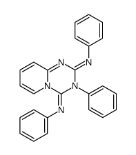 2,4-Bis(phenylimino)-3-phenyl-pyrido<1,2-a>-1,2,3-triazin Structure