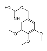 Carbamic acid 3,4,5-trimethoxybenzyl ester structure