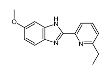2-(6-ethylpyridin-2-yl)-6-methoxy-1H-benzimidazole结构式