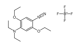 4-(diethylamino)-2,5-diethoxybenzenediazonium,tetrafluoroborate Structure
