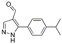 5-(4-ISOPROPYLPHENYL)-1H-PYRAZOLE-4-CARBALDEHYDE结构式
