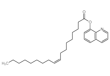 quinolin-8-yl (Z)-octadec-9-enoate结构式