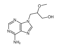 9-(RS)-(2-methoxy-3-hydroxypropyl)adenine Structure