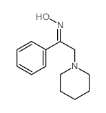 (NE)-N-[1-phenyl-2-(1-piperidyl)ethylidene]hydroxylamine结构式