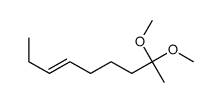 (Z)-8,8-Dimethoxy-3-nonene structure