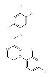 2-(2,4-dichlorophenoxy)ethyl 2-(2,4,5-trichlorophenoxy)acetate Structure
