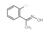 N-[1-(2-chlorophenyl)ethylidene]hydroxylamine structure