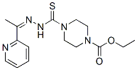 ethyl 4-[(1-pyridin-2-ylethylideneamino)thiocarbamoyl]piperazine-1-car boxylate结构式