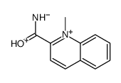 1-methylquinolin-1-ium-2-carboxamide结构式