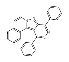 1,4-Diphenylpyridazino<4',5':1,2>pyrazolo<5,1-a>isoquinoline结构式