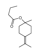 (1-methyl-4-propan-2-ylidenecyclohexyl) butanoate结构式