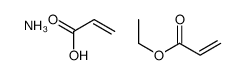 azane,ethyl prop-2-enoate,prop-2-enoic acid结构式