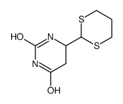 5,6-dihydro-6-(S)-(1,3-dithian-2-yl)uracil结构式