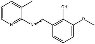 2-methoxy-alpha-(3-methyl-2-pyridylimino)-o-cresol structure