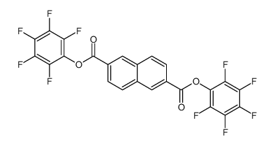 bis(2,3,4,5,6-pentafluorophenyl) naphthalene-2,6-dicarboxylate结构式