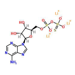 Adenosine 5′-[β-thio]diphosphate trilithium salt picture