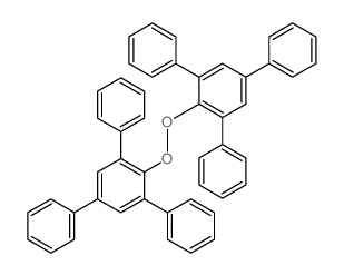 1,3,5-triphenyl-2-(2,4,6-triphenylphenyl)peroxy-benzene structure