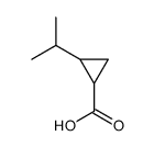 2-Isopropylcyclopropanecarboxylic acid Structure
