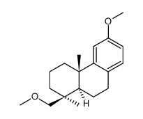 12,16-dimethoxypodocarpa-8,11,13-triene结构式