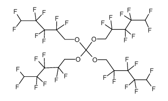 tetrakis-(2,2,3,3,4,4,5,5-octafluoro-pentyloxy)-methane Structure