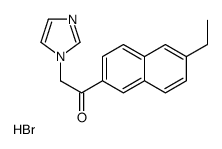 1-(6-ethylnaphthalen-2-yl)-2-imidazol-1-ylethanone,hydrobromide Structure
