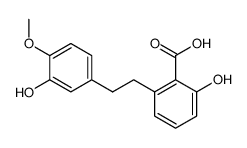 2-[2-(3-hydroxy-4-methoxyphenyl)ethyl]-6-hydroxybenzoic acid结构式