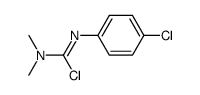 N,N-Dimethyl-N'-(4-chlor-phenyl)-chlorformamidin Structure