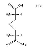 (2S,6R)-2,6-diamino-6-carbamoyl-hexanoic acid ; hydrochloride Structure