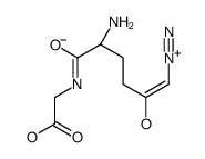 6-diazo-5-oxo-L-norleucylglycine结构式