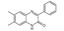 6,7-Dimethyl-3-phenyl-1,2-dihydro-chinoxalin-2-on Structure