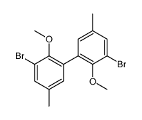 1-bromo-3-(3-bromo-2-methoxy-5-methylphenyl)-2-methoxy-5-methylbenzene Structure