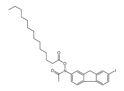 N-myristoyloxy-N-acetyl-2-amino-7-iodofluorene结构式