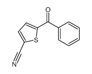 5-benzoylthiophene-2-carbonitrile结构式