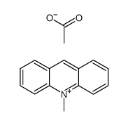 10-methylacridin-10-ium acetate Structure