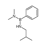 N-[dimethylamino(phenyl)boranyl]-2-methylpropan-1-amine Structure