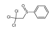 2,2,2-trichloroethyl phenyl sulfoxide Structure