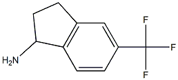 5-(TRIFLUOROMETHYL)-2,3-DIHYDRO-1H-INDEN-1-AMINE结构式