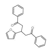 3-(2-furyl)-1,5-diphenyl-pentane-1,5-dione Structure