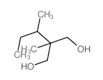 2-Methyl-2-(1-methylpropyl)propane-1,3-diol structure