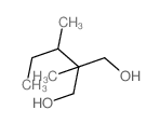 2-Methyl-2-(1-methylpropyl)propane-1,3-diol Structure