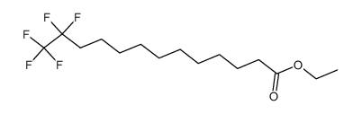 12,12,13,13,13-Pentafluor-tridecansaeure-1-ethylester Structure