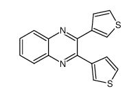 2,3-Di(3-thienyl)chinoxalin结构式