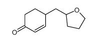 4-(oxolan-2-ylmethyl)cyclohex-2-en-1-one结构式