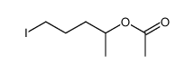 acetic acid 4-iodo-1-methylbutyl ester结构式