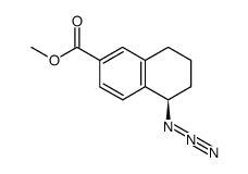 methyl 5-(R)-azido-5,6,7,8-tetrahydronaphthalene-2-carboxylate Structure