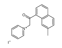 1-(7-methylnaphthalen-1-yl)-2-pyridin-1-ium-1-ylethanone,iodide结构式