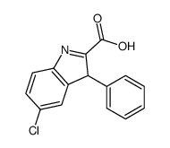 5-chloro-3-phenyl-3H-indole-2-carboxylic acid Structure